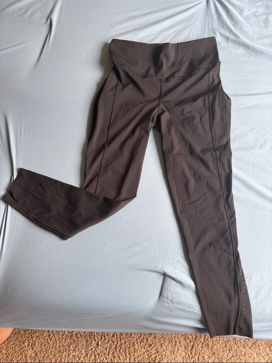 lululemon athletica Pants - Lululemon black cropped ankle adjustable band leggings